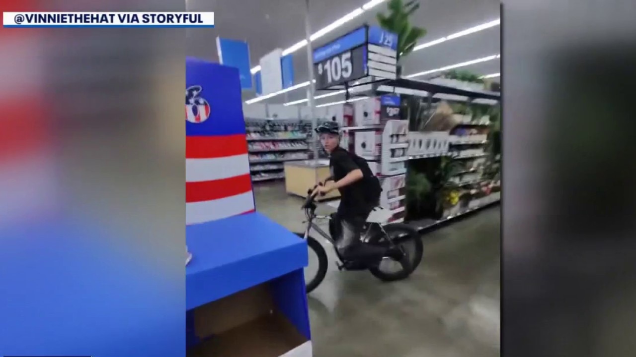 E-bikers storm Walmart, nearly hit shopper in OC