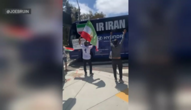 Protests as Iran national team arrives in LA County for World Cup – NBC Los Angeles
