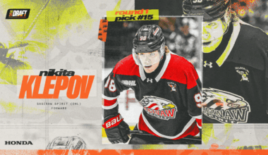 Ducks Select Winger Klepov with 15th Pick of NHL Draft