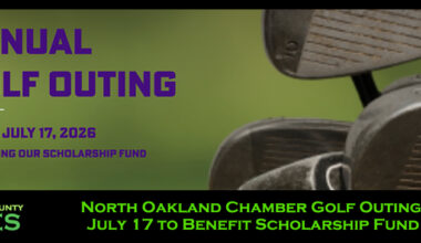 North Oakland Chamber Golf Outing July 17 to Benefit Scholarship Fund