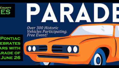 Pontiac Celebrates 100 Years with Parade of Cars June 26