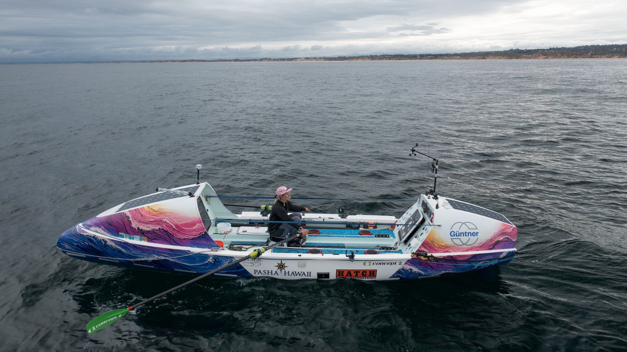 Pfendler and her boat