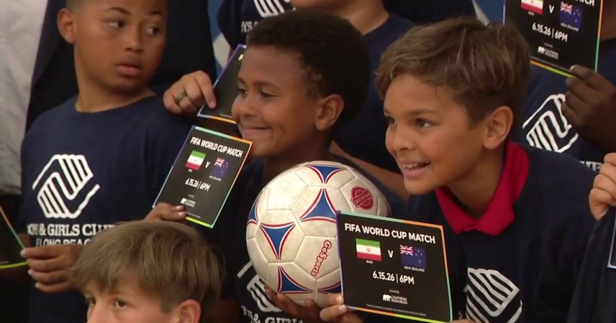 Kids surprised with tickets to FIFA World Cup match in Los Angeles
