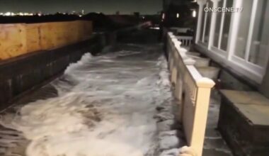 King tides, powerful surf threaten Long Beach homes as residents call for permanent solution
