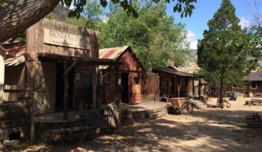 An Hour From Bakersfield, California, Is A Ghost Town Museum That Looks Right Out Of A Western Movie