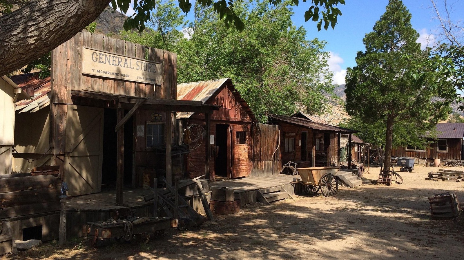 An Hour From Bakersfield, California, Is A Ghost Town Museum That Looks Right Out Of A Western Movie