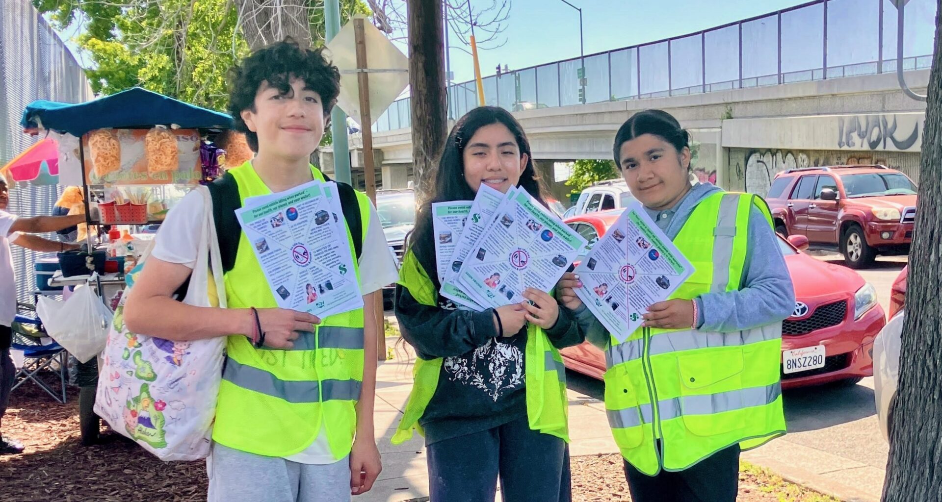 A student-led campaign against idling cars at Oakland schools