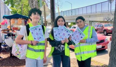 A student-led campaign against idling cars at Oakland schools