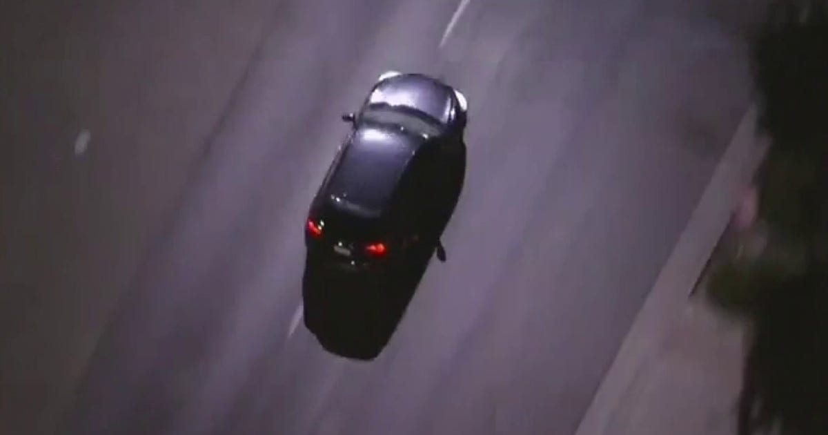 Possible DUI driver leads police chase across Los Angeles County