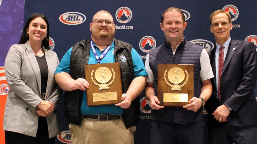 Holt, Wilks named winners of AHL business awards | TheAHL.com