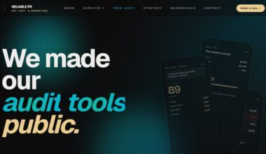 Bakersfield Marketing Agency Reliable PR Launches Free Audit Tools, Warns Firms Invisible in AI Search
