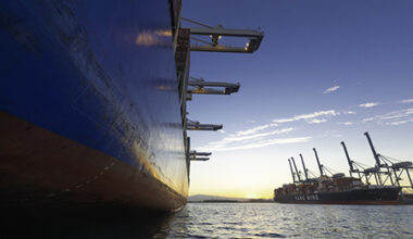 Port beauty shots of ships