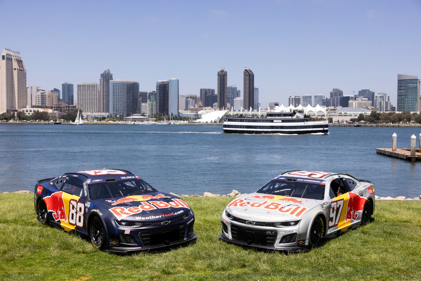 Connor Zilisch and Shane van Gisbergen paint schemes for San Diego