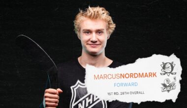 Anaheim Ducks Select Marcus Nordmark 28th Overall In 2026 NHL Draft