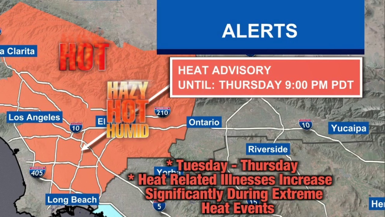 Heat Advisory in effect as temps rise above normal