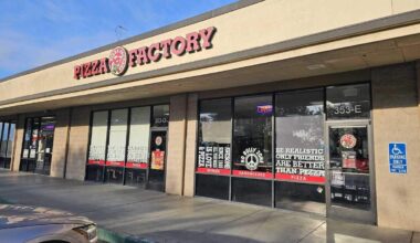 Pizza Factory Woodland celebrates its grand opening.