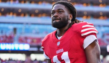 Warrant issued for 49ers' Brandon Aiyuk after viral speeding video