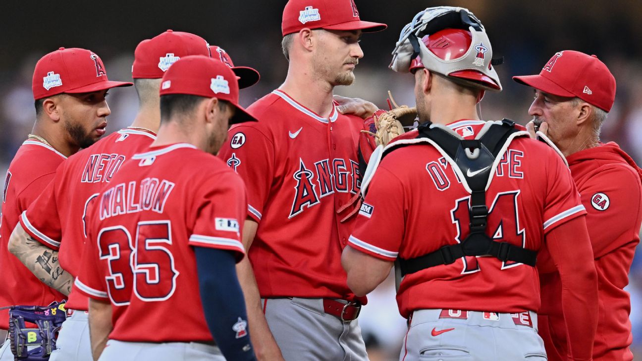 Los Angeles Angels place Jack Kochanowicz on injured list