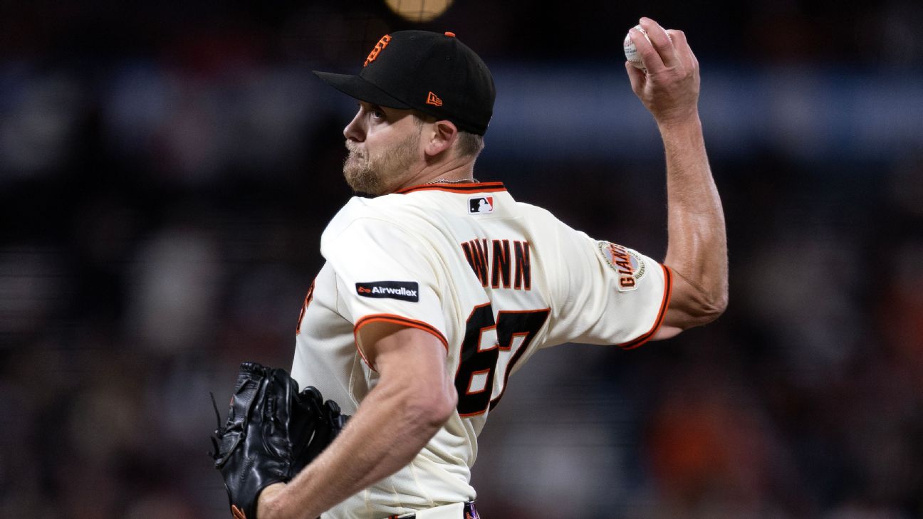 Giants put reliever Keaton Winn on IL with elbow strain