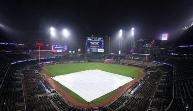 Braves-Giants game suspended by rain, to resume Wednesday