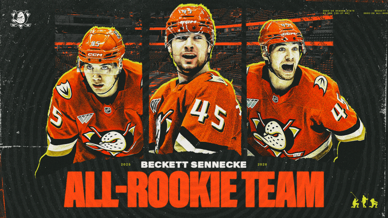 Sennecke Named to NHL All-Rookie Team