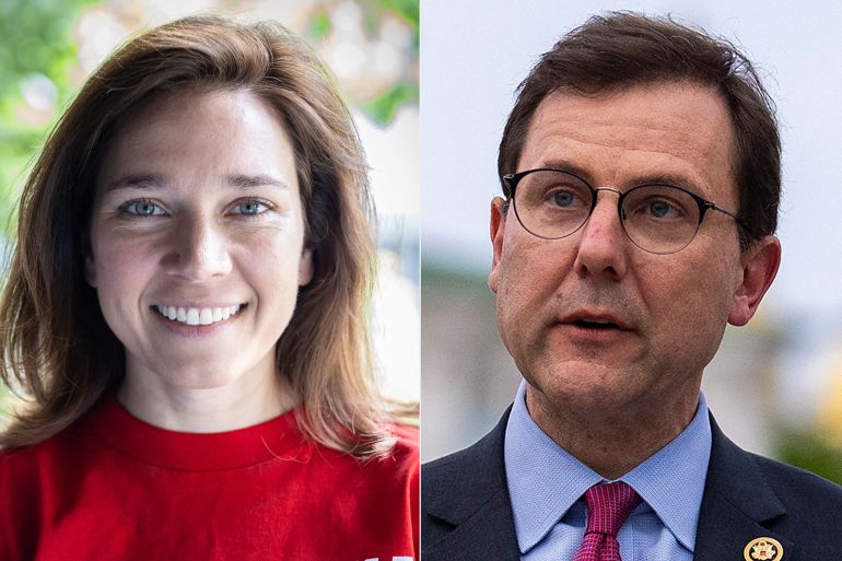 Rebecca Bennett and Tom Kean Jr.