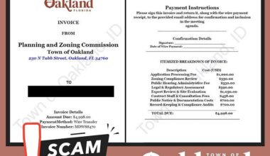 Oakland officials warn residents of scam
