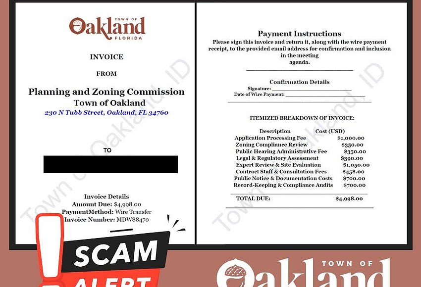 Oakland officials warn residents of scam