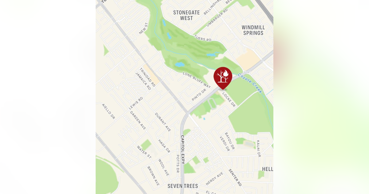 Vegetation fire near San Jose golf course quickly contained