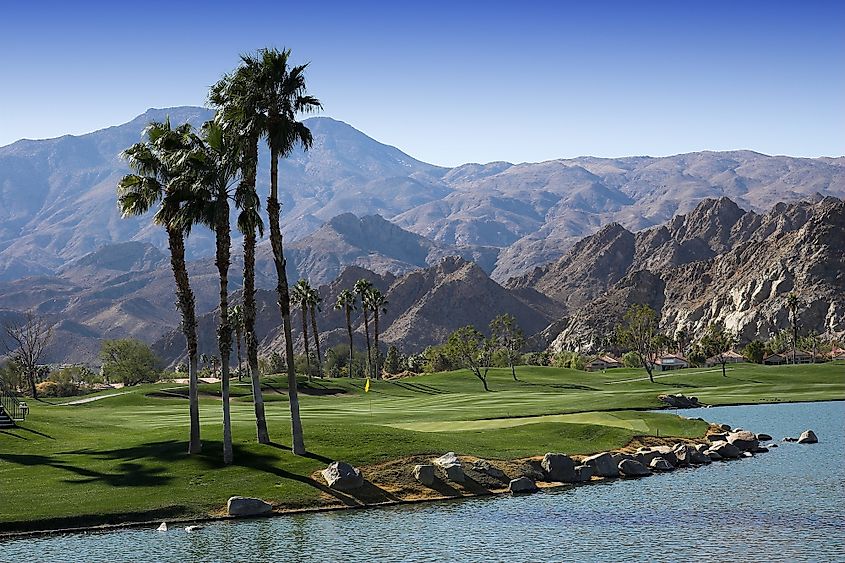 Golf course in La Quinta, California