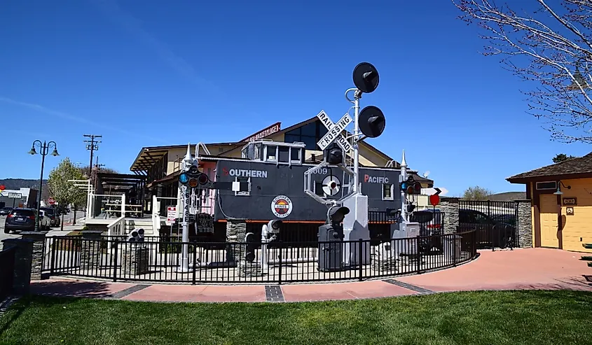 The Train Depot Museum in Tehachapi, California