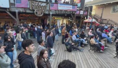 Team USA fans in San Francisco pack Pier 39 watch party ahead of World Cup knockout round