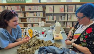 Used clothing gets new life at San Francisco public libraries through free fix-it clinics