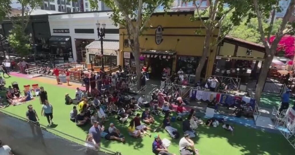 World Cup fans flock to San Jose's San Pedro Square for fun atmosphere