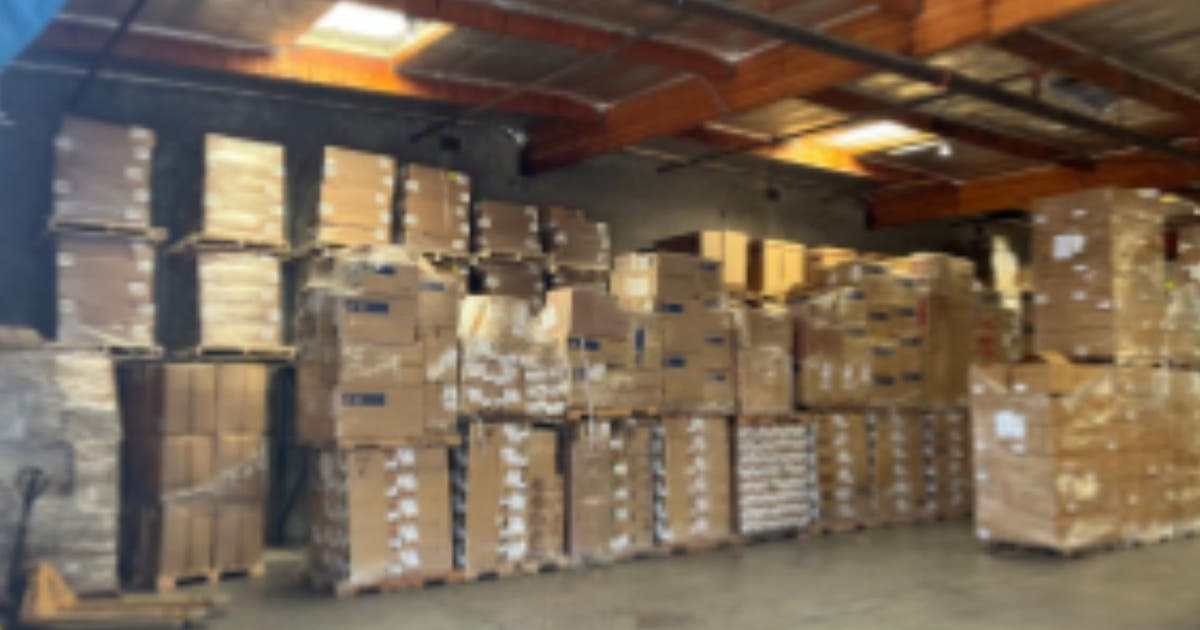 $2.2M in stolen cargo recovered from Anaheim warehouse: CHP