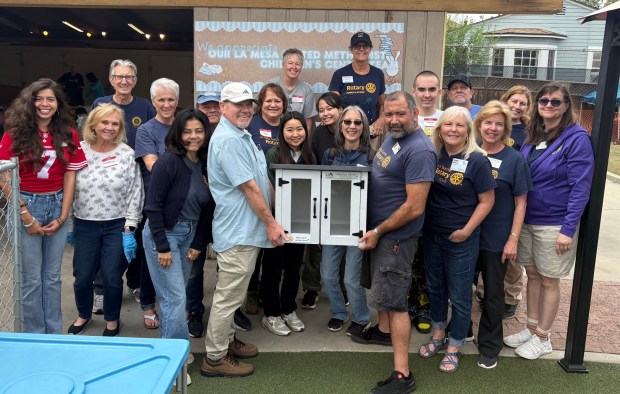 Rotary clubs build Little Free Libraries