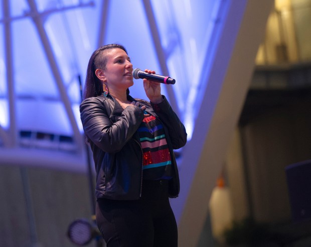 Ana Maria Alvarez, director of the dance program at UCSD, at the 2025 "New Directions" dance concerts at Epstein Family Amphitheater. The 2026 program will take place June 4-6. (Erik Jepsen)