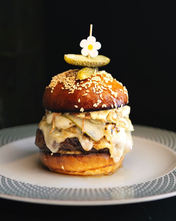The Le Dude Burger, available in limited quantities only at the Fleurette restaurant bar. (Fleurette)