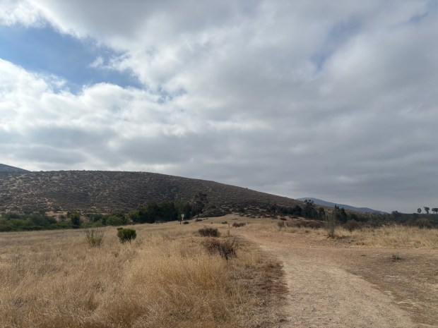 The trail begins off Proctor Valley Road and heads toward the Upper Otay Reservoir. (Maura Fox / The San Diego Union-Tribune)