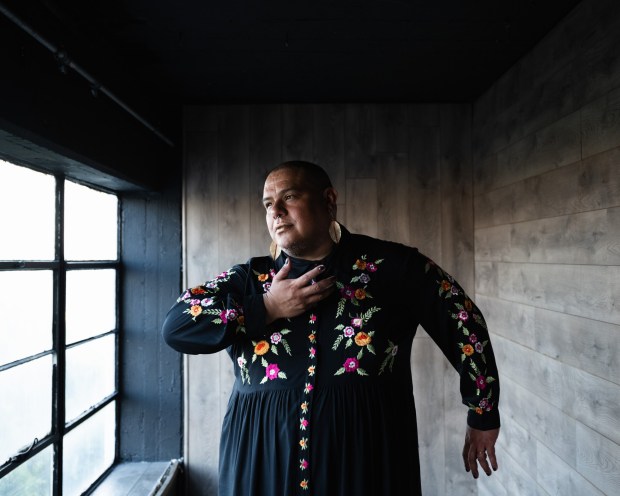 Singer Dorian Wood will salute the music of the late Sinéad O'Connor. at his April 22 ArtPower concert. (Courtesy ArtPower)