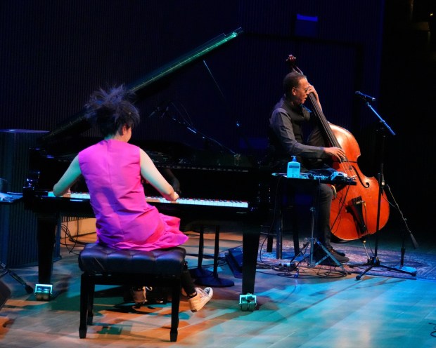 Pianist Hiromi and bass legend Stanley Clarke will pay tribute to Clarke's late musical partner, Chick Corea, in La Jolla Music Society's 2026-27 season. (Rick Swig)