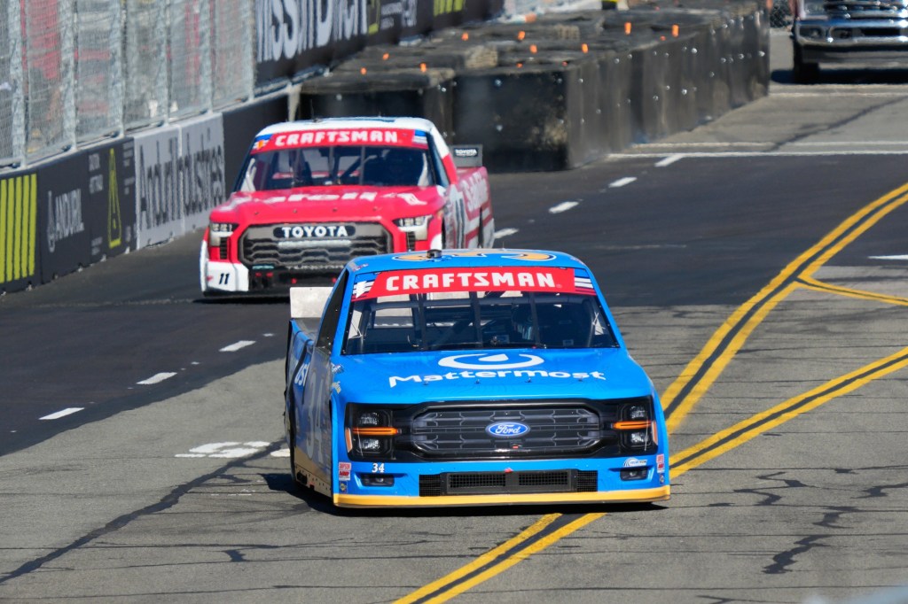 Layne Riggs wins Craftsman Trucks series race, kicking off NASCAR's San Diego Weekend in Coronado