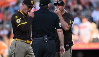 Padres to play Cardinals on Monday without Mason Miller, Craig Stammen