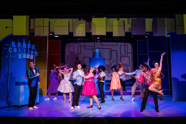 The finale scene of New Village Arts' "Hairspray." (Jason Sullivan)