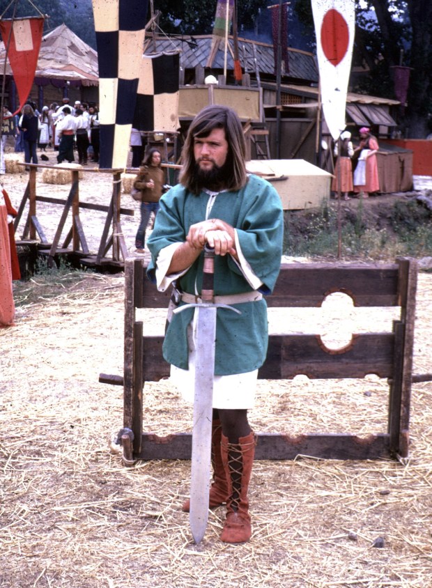 Christian "Chris" Turner on a street theater tour at a Renaissance fair in 1973. (Lamb's Players Theatre)