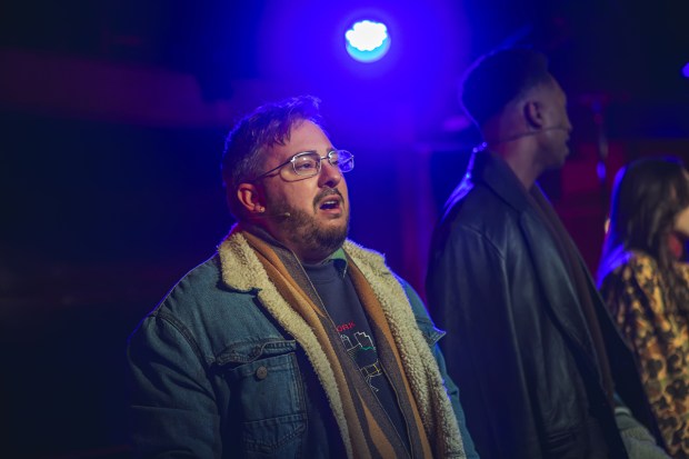 Jonathan Sangster as Mark in Diversionary Theatre's production of "Rent." (Xing Photo Studio)