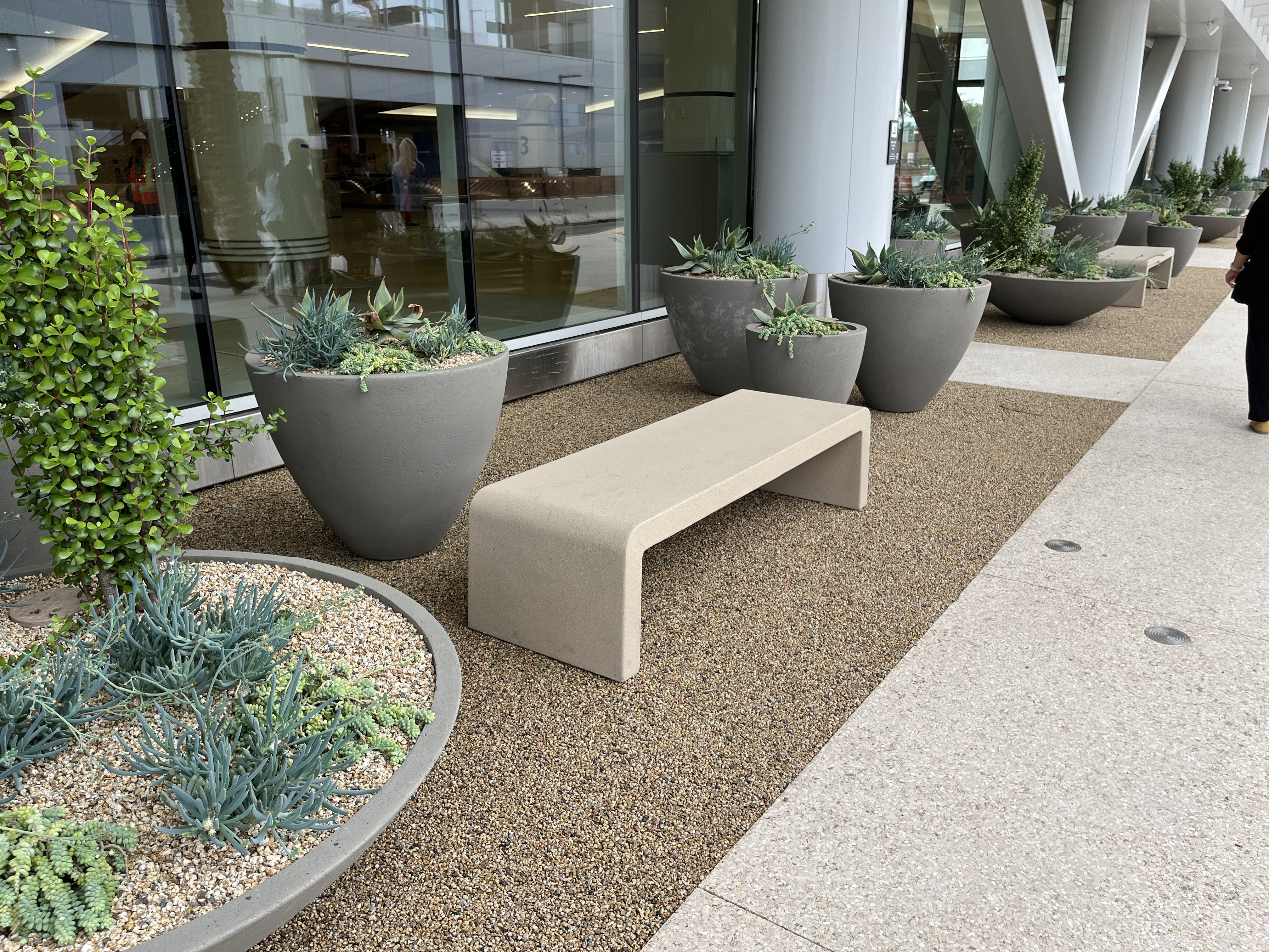 San Diego International Airport Terminal 1outdoor seating. Michael Price /...