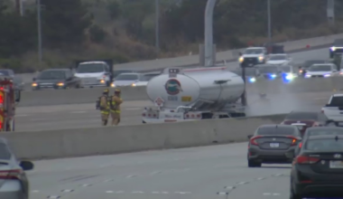 Traffic delays on I-5 near Carmel Valley after truck fire – NBC 7 San Diego