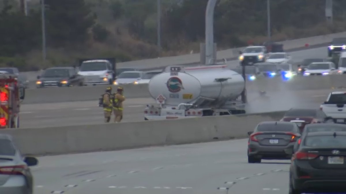 Traffic delays on I-5 near Carmel Valley after truck fire – NBC 7 San Diego