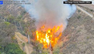 Drone tracks suspect accused of arson in California